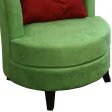 30.5  Tall Accent Chair with Pillow, Green Cheap