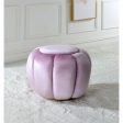 ACME Heiress Ottoman, Bubblegum Pink Velvet 96465 Sale