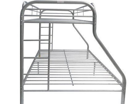 ACME Tritan Bunk Bed (Twin Full) in Silver 02053SI Cheap