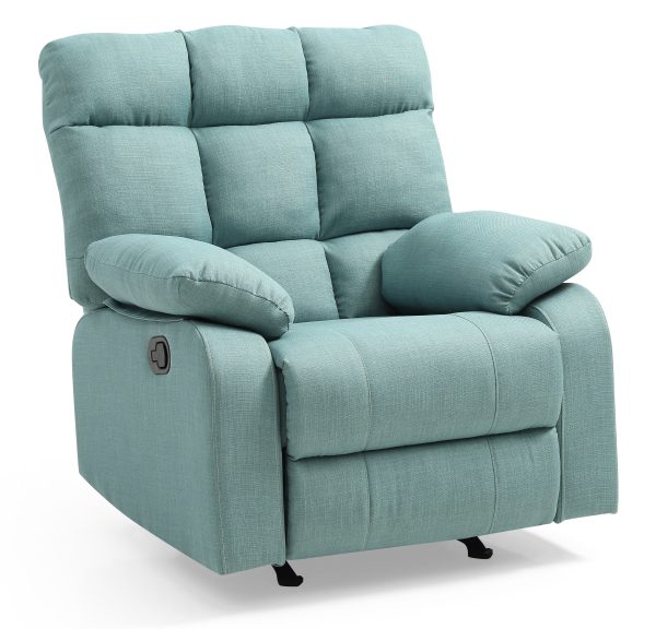 Glory Furniture Cindy G556-RC Rocker Recliner , TEAL Discount