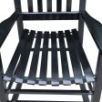 wooden porch rocker chair  Black, without mat Supply