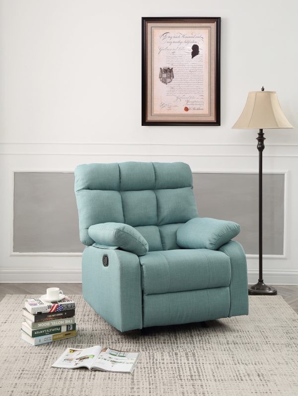 Glory Furniture Cindy G556-RC Rocker Recliner , TEAL Discount