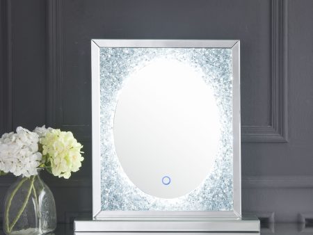 ACME Noralie Accent Decor w LED, Mirrored & Faux Diamonds 97707 Hot on Sale