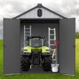 XWT012 6*8ft plastic storage shed for backyard garden big spire Tool storage Online