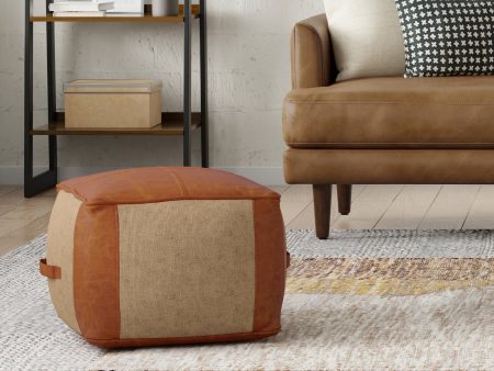 Atkinson - Pouf - Tan Hot on Sale