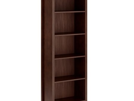 Artisan - 5 Shelf Bookcase - Russet Brown Online Hot Sale