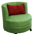 30.5  Tall Accent Chair with Pillow, Green Cheap