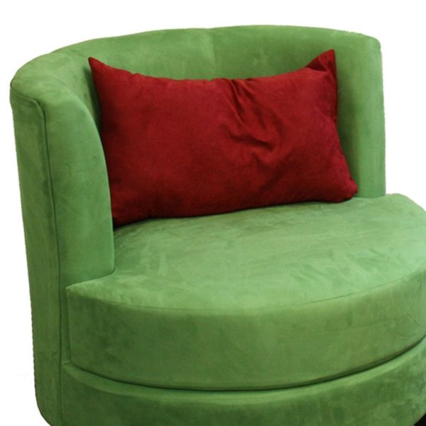 30.5  Tall Accent Chair with Pillow, Green Cheap